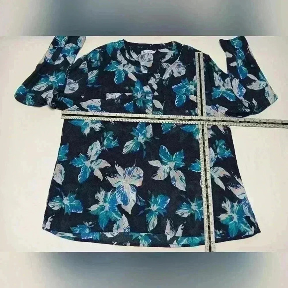 Carve Designs 💯 ORGANIC cotton Long Sleeve V neck  Pull over. Ladies Size L - Picture 4 of 7